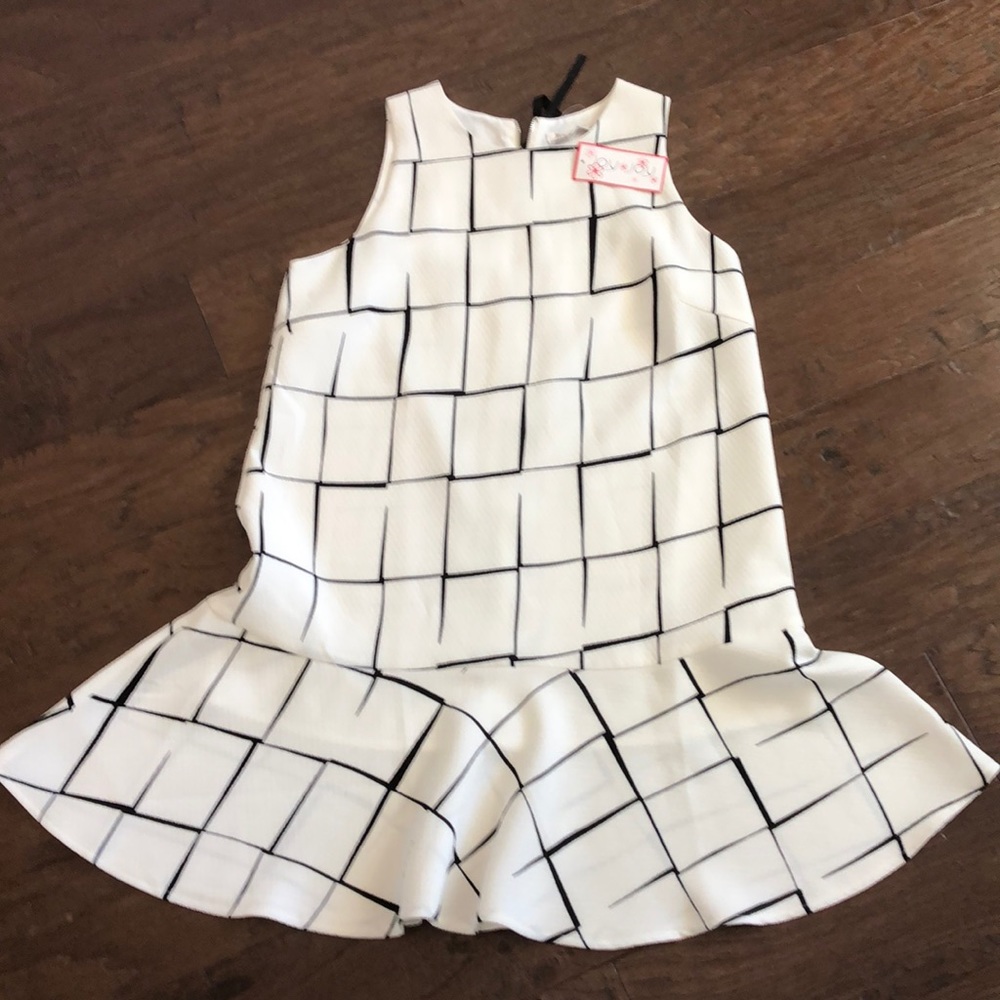 Joy joy blk wht dress medium